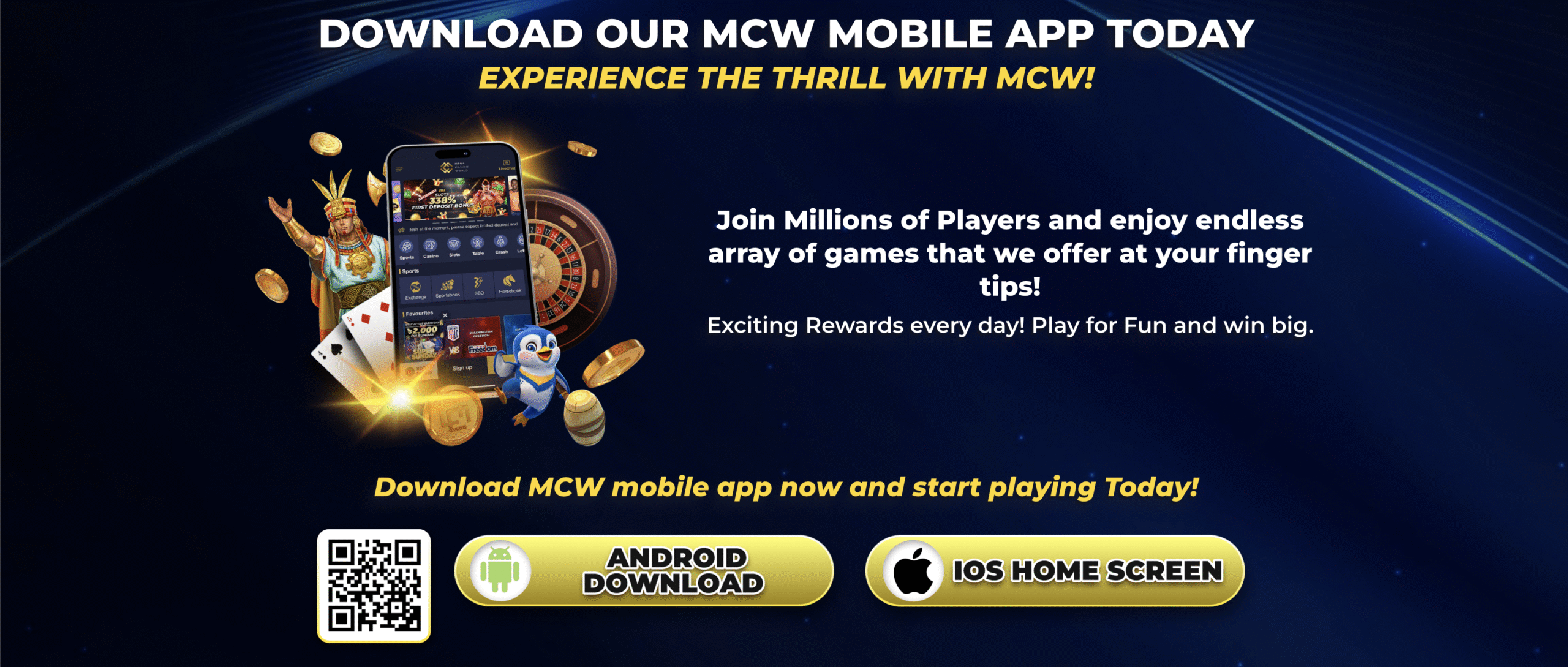 Immersive Gameplay with MCW Casino Live